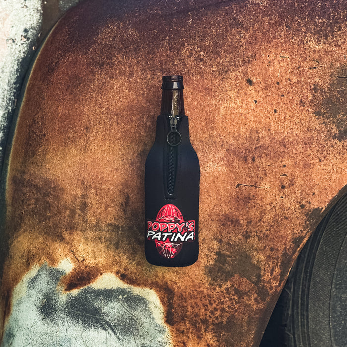 Poppy’s Patina Magnetic Bottle Koozie – Glass Bottle
