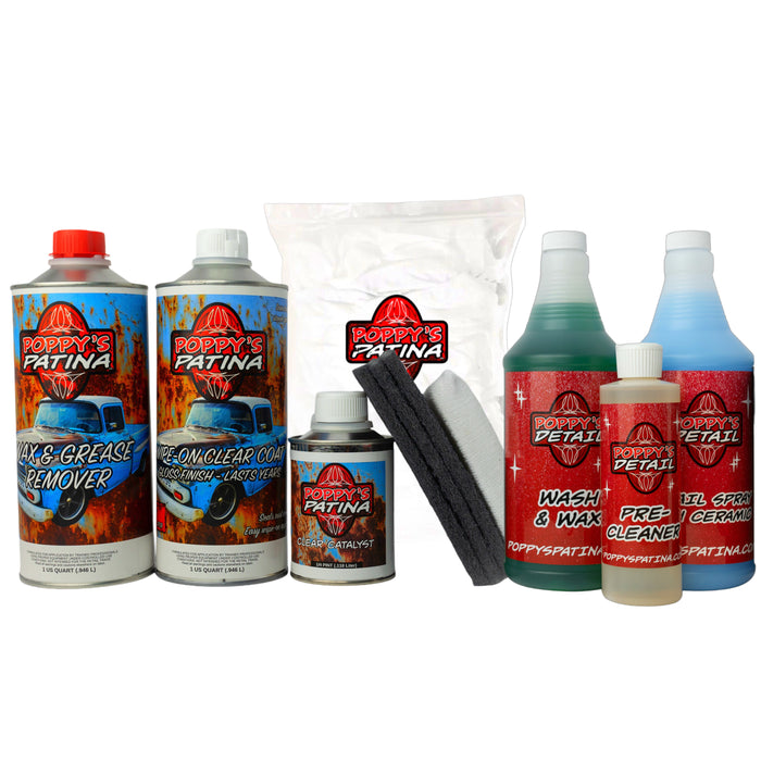 Gloss Wipe-On Clear Kit