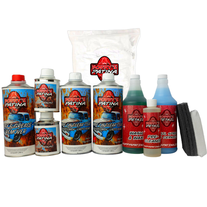 Gloss Wipe-On Clear Kit
