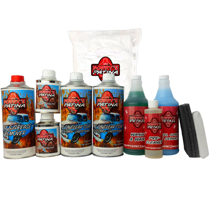 Satin Wipe-On Clear Kit
