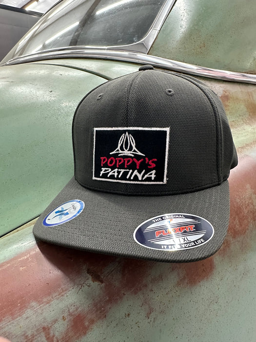 Poppy’s Patina (FlexFit Hat) Gray