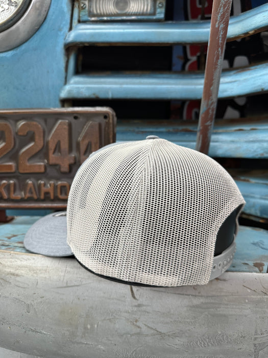 “Yes, It Is Cool” Adjustable Trucker Hat (Richardson 112) Light Gray/White