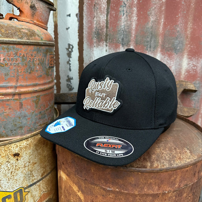 Rusty but Reliable (FlexFit Hat) Black