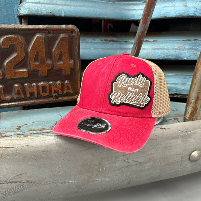 Rusty but Reliable Pony Tail Hat (Women’s Fit) Pink