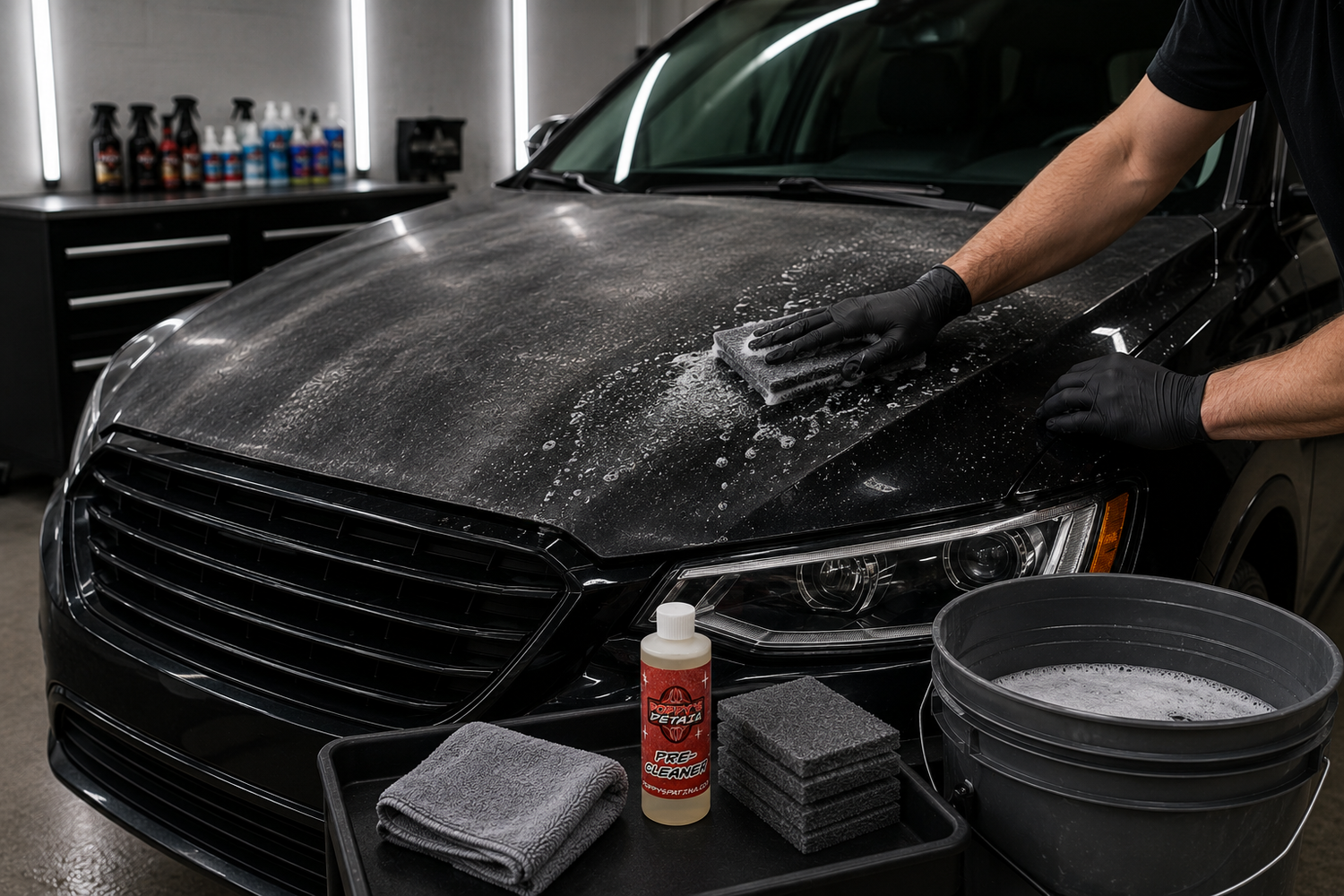 Wash & Scuff The Surface