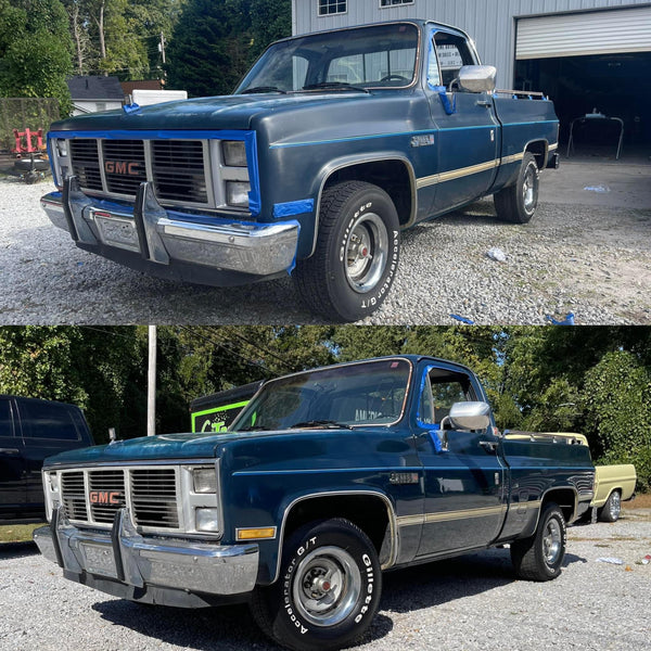 Poppy's Patina customer project — before and after