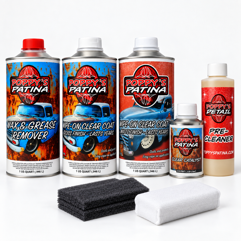 Wipe-On Clear Coat