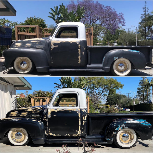 Poppy's Patina customer project — before and after
