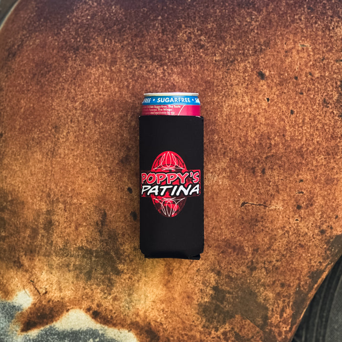 Poppy’s Patina Magnetic Koozie – Skinny Can