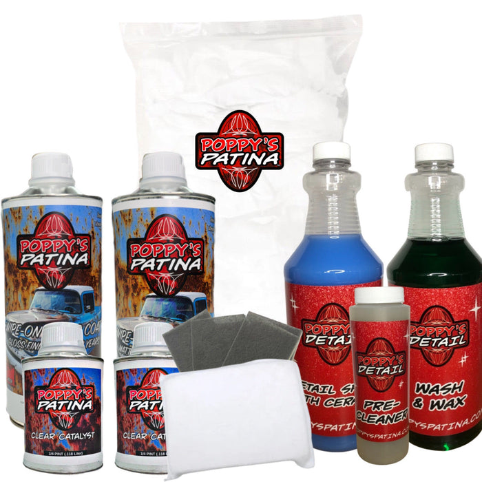 Satin Wipe-On Clear Kit