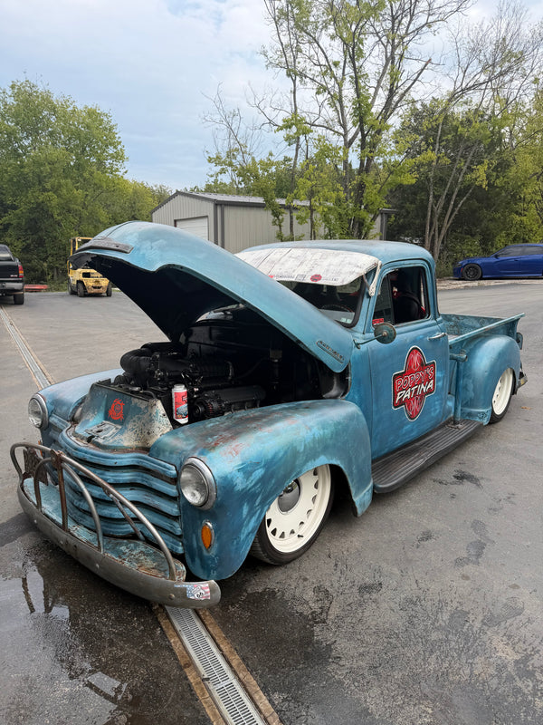 Customer project finished with "Flatte Out" Clear Coat (1.25 gal) Kit (Spray On) — before and after