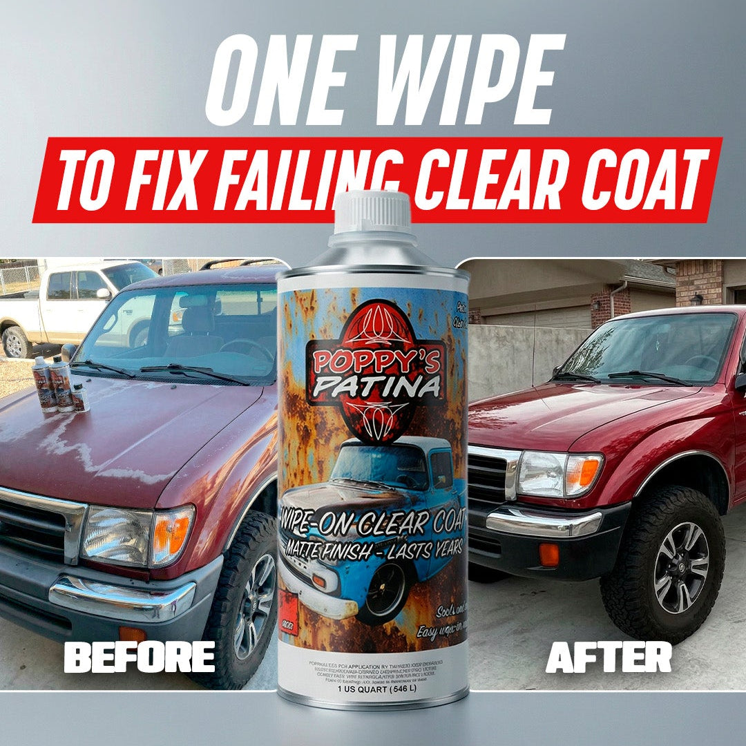 Long-lasting protection for patina, faded paint, and failing clear coat.