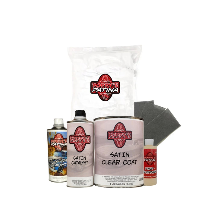 “Satin" Clear Coat (1.25 gal) Kit (Spray On)