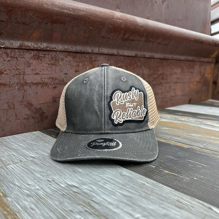 Rusty But Reliable Pony Tail Hat (Women’s Fit) Gray