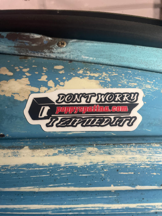 driver side door sticker