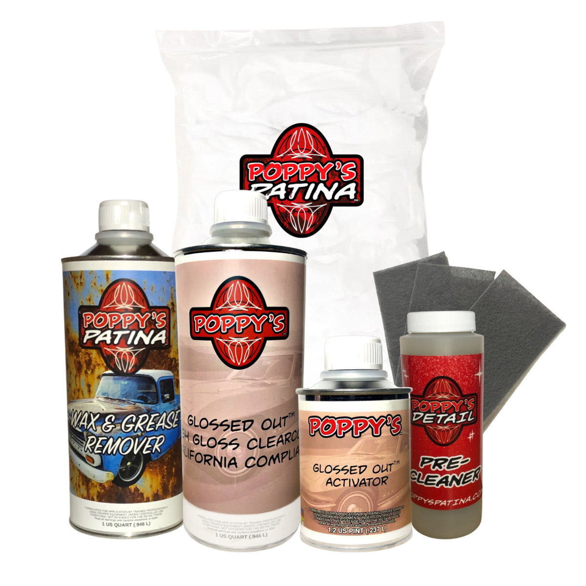 Poppy's Patina Clear Coat Wipe or Spray-On Protection in Matte or Gloss