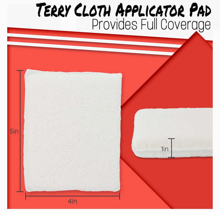 (2) Cotton Terry Applicator Pad