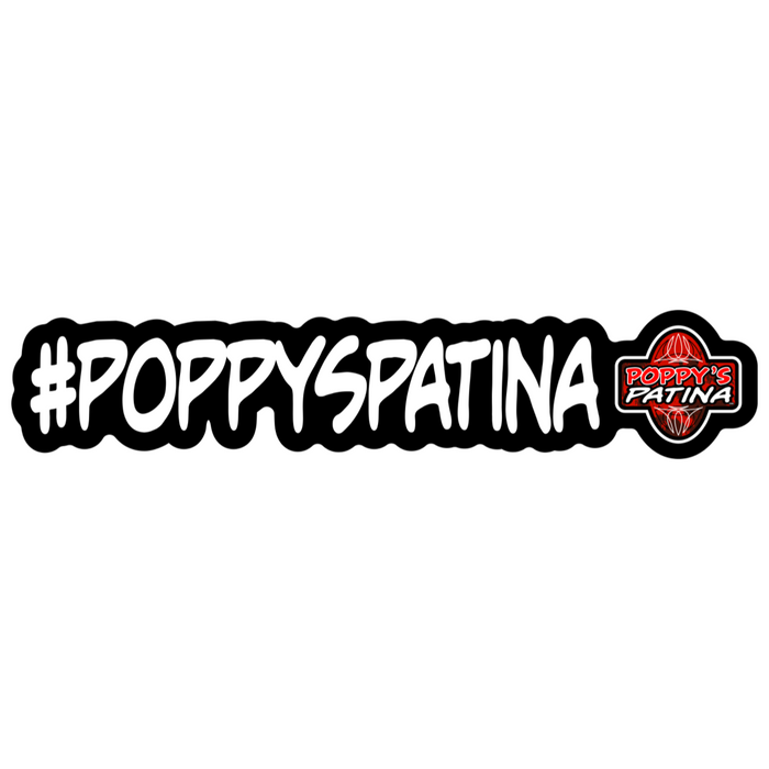 POPPYSPATINA Sticker Black