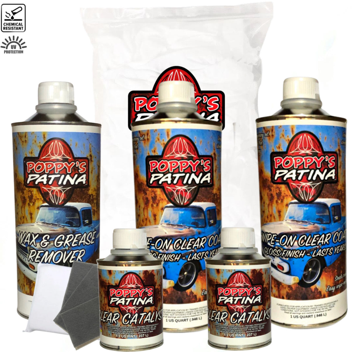 How to Repair Peeling Clear Coat with Poppy's Patina Wipe-On Clear