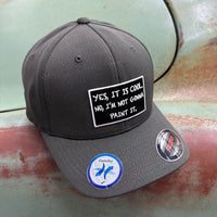 “Yes, It Is Cool” (FlexFit Hat) Gray