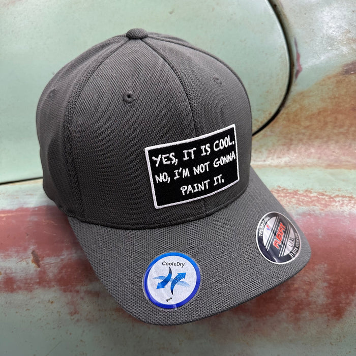 “Yes, It Is Cool” (FlexFit Hat) Gray